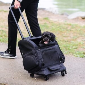 Wheeled Travel Pet Carrier for moving by air or by road